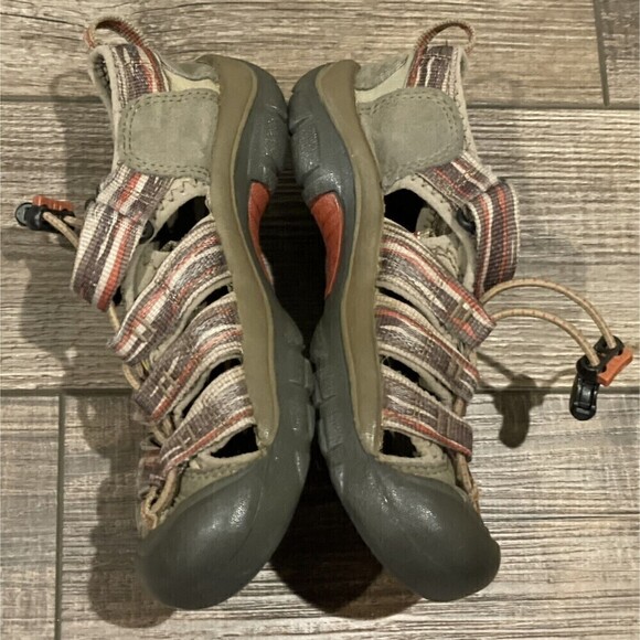 Keen Newport H2 Kids Size 1 Kids Trail Hiking Water Sport Sandals Brown Shoes - Picture 10 of 12